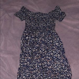 Floral off the shoulder dress